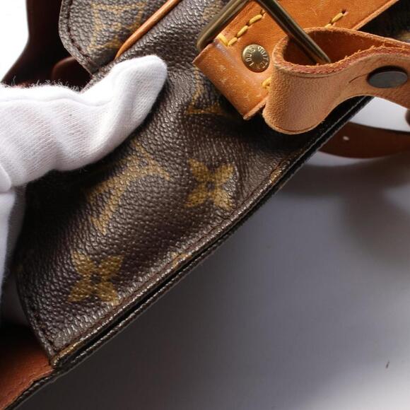 LOUIS VUITTON Brown Monogram Leather Shoulder Bag - Picture 6 of 10